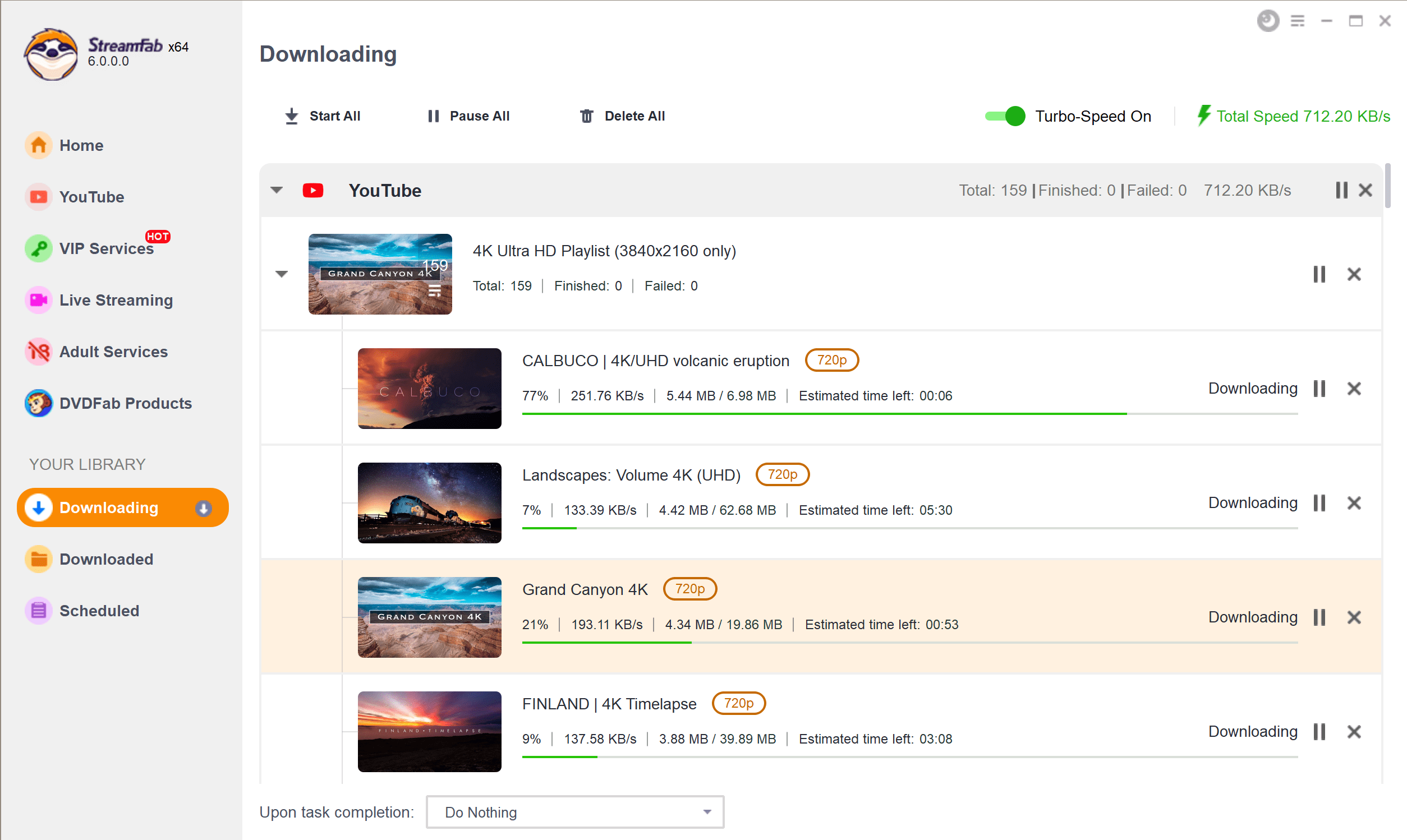 4k video downloader not offering 4k