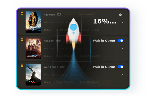 Convert DVDs to Digital Files via Multitasking Mode