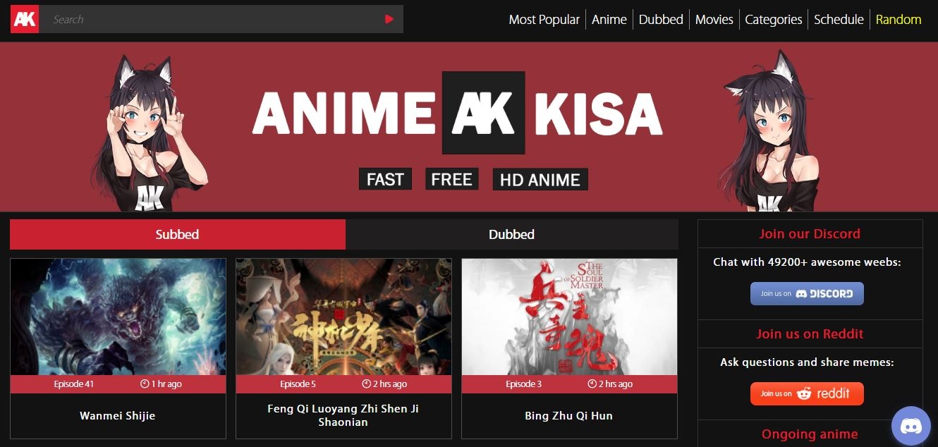 animekisa-site streaming anime pour regarder anime gratuit