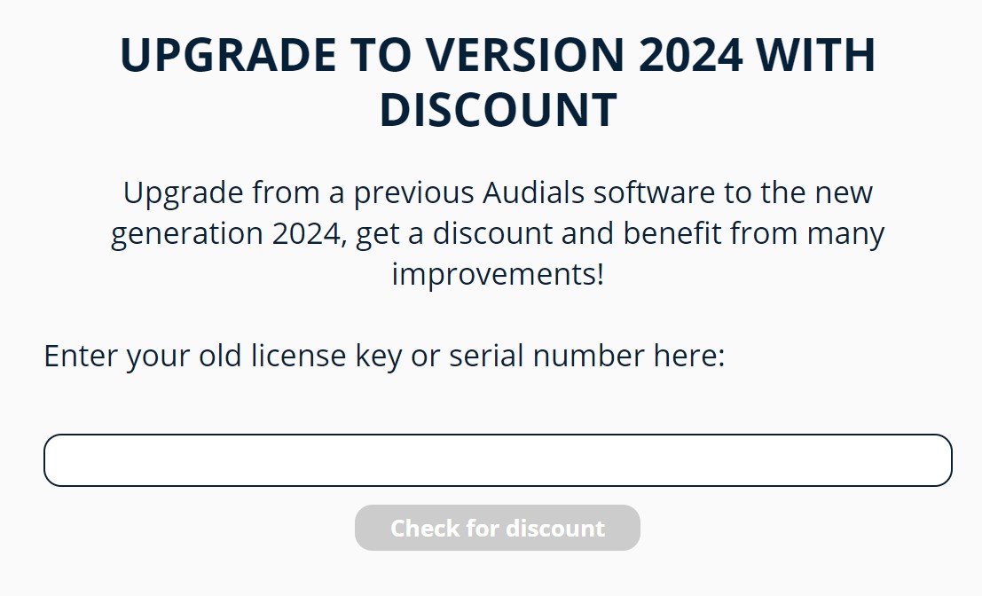 Audials One 2024 Upgrade