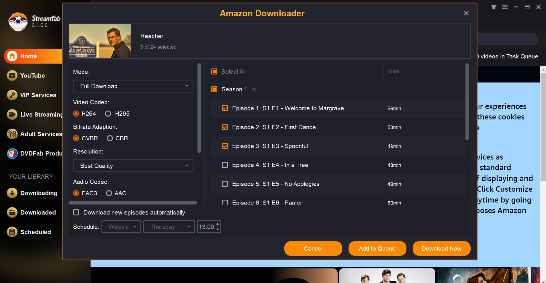 alternative to CleverGet Amazon Downloader: streamfab