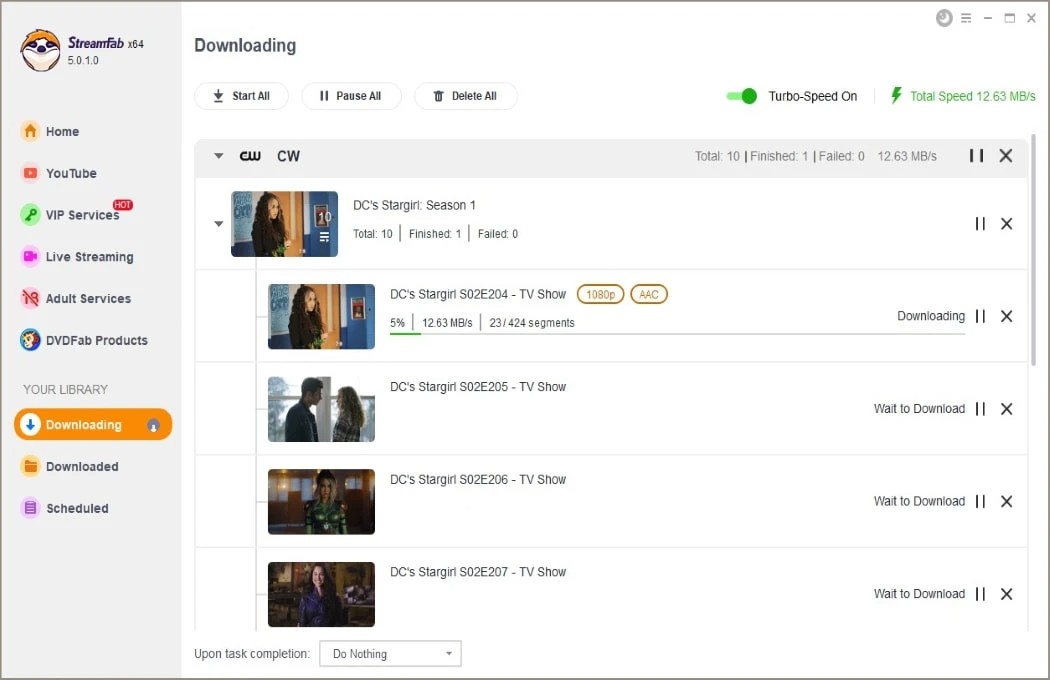 CW streaming:How to download CW content using StreamFab CW downloader?