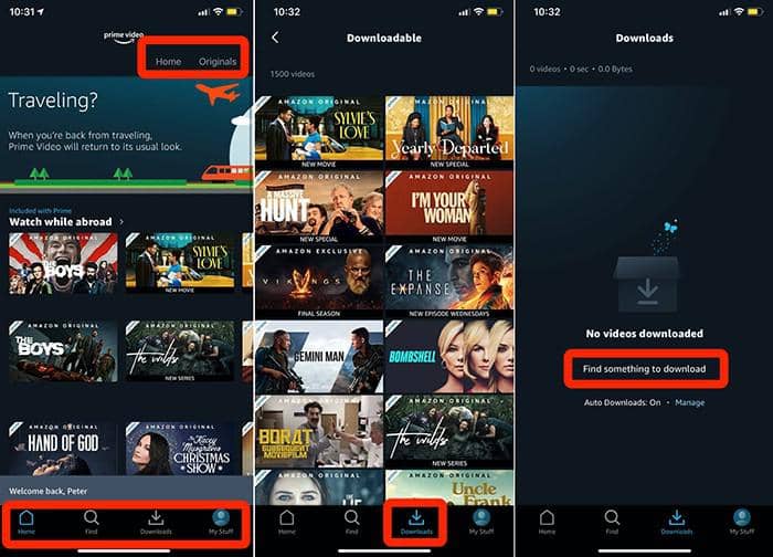 amazon prime video download:2.2 Download Amazon Prime Video auf iPad/iPhone/Android