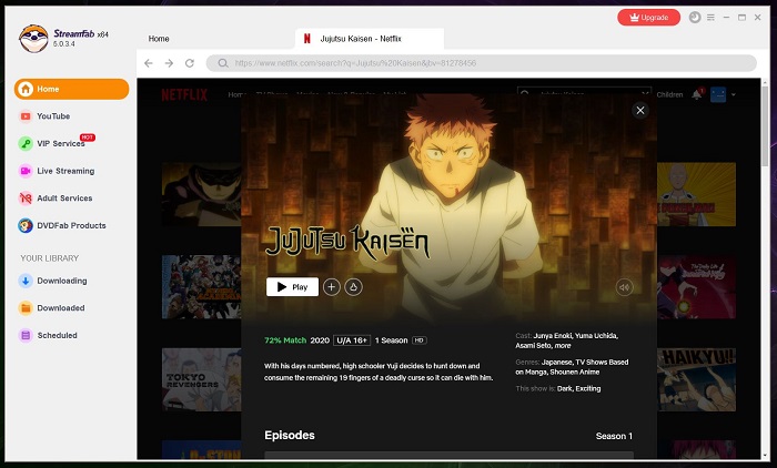 jujutsu kaisen netflix:Herunterladen von Jujutsu Kaisen zum Offline-Anschauen von Netflix