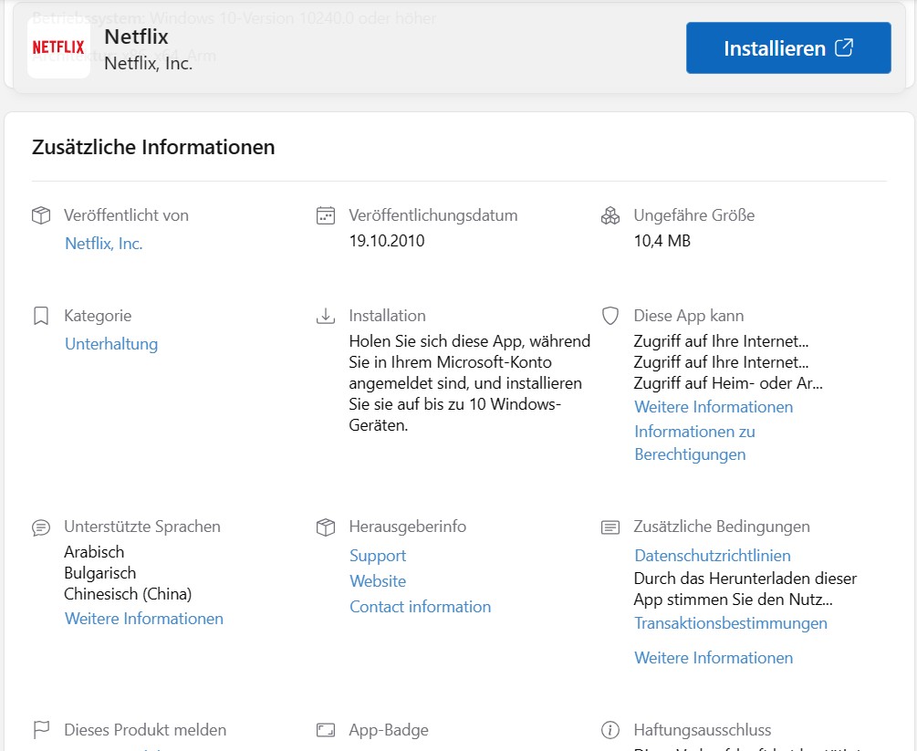 Netflix-Download auf vielen Geräten nicht möglich - Ursachen und Lösungen