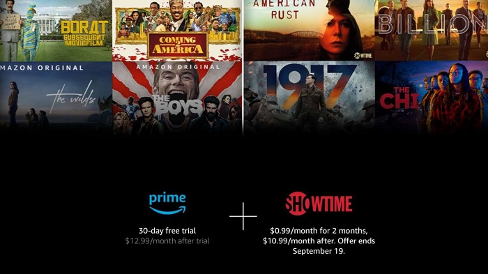 Amazon Prime Video Kanäle:5. SHOWTIME