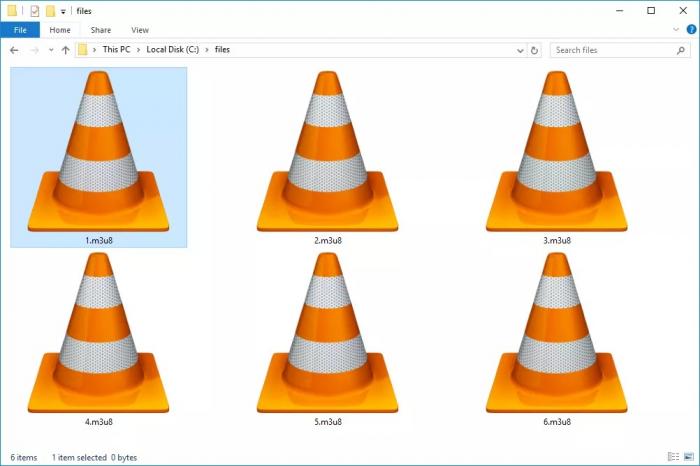 Spielen Sie m3u8-Dateien mit vlc ab