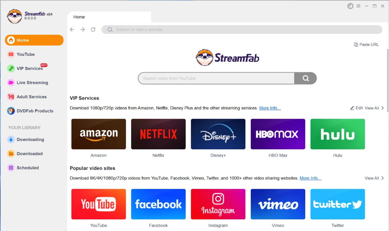 StreamFab youtube 4k video download software