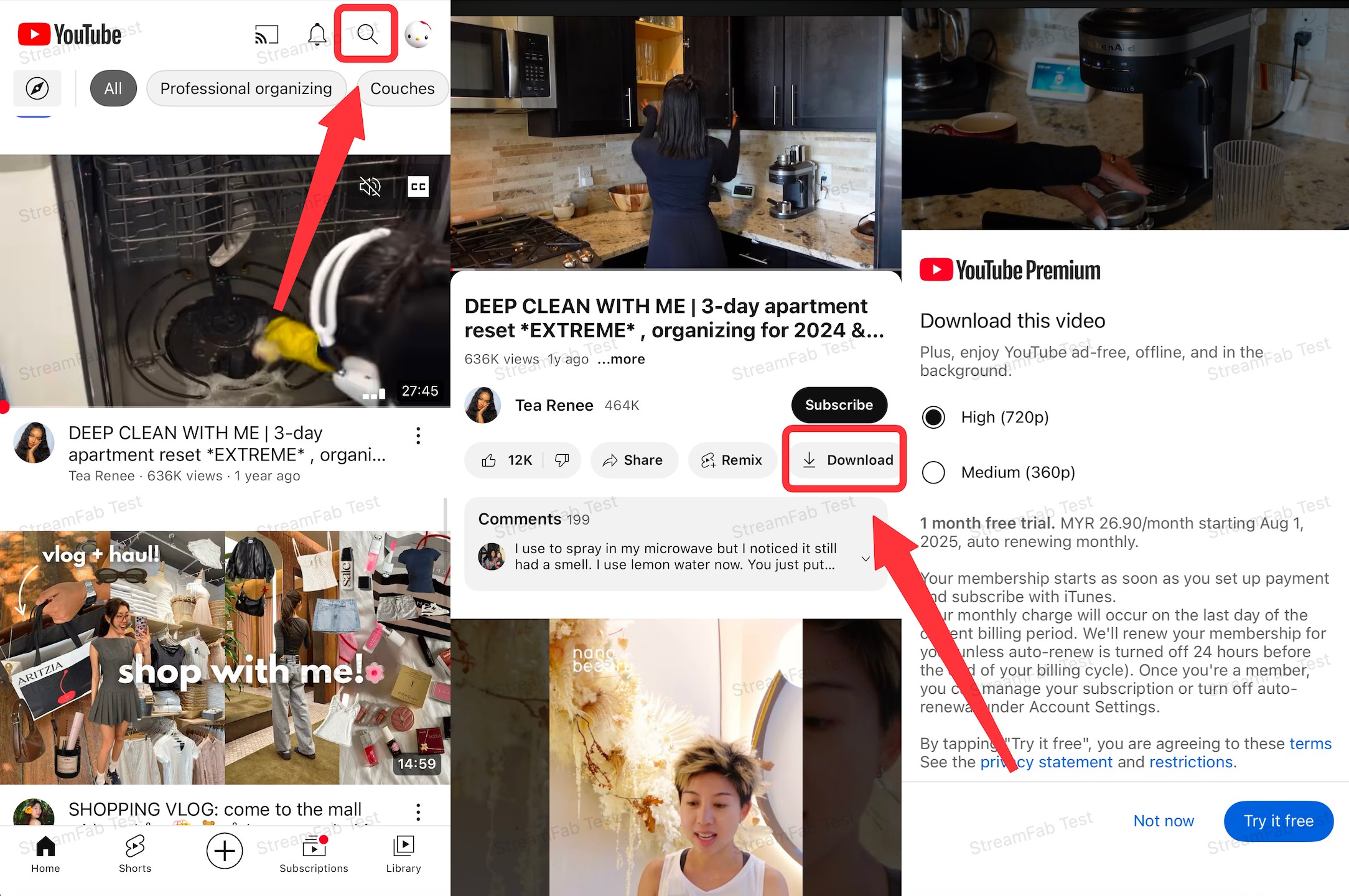 Mastering How to Download YouTube videos on Android: steps of YouTube app