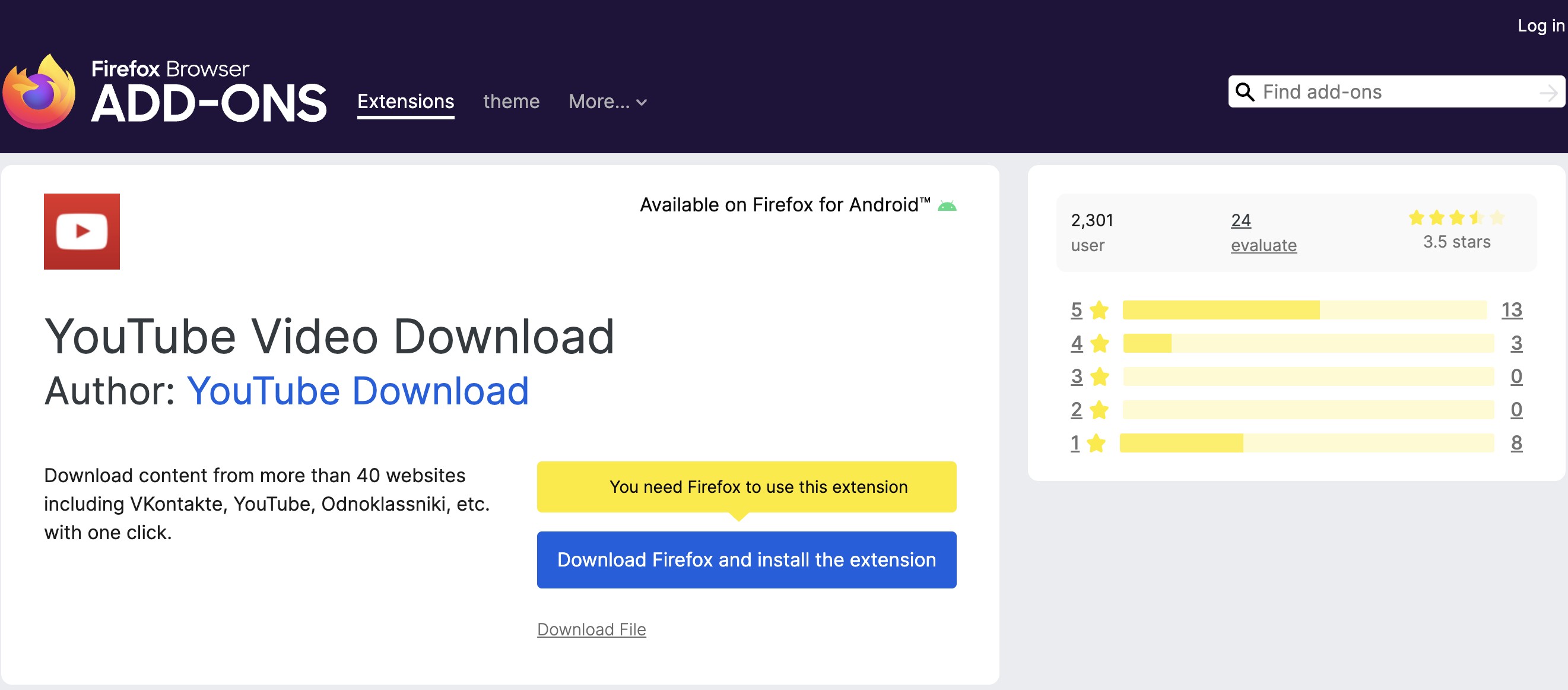 5 Best Firefox & Chrome Extensions for Downloading YouTube Videos: YouTube video download
