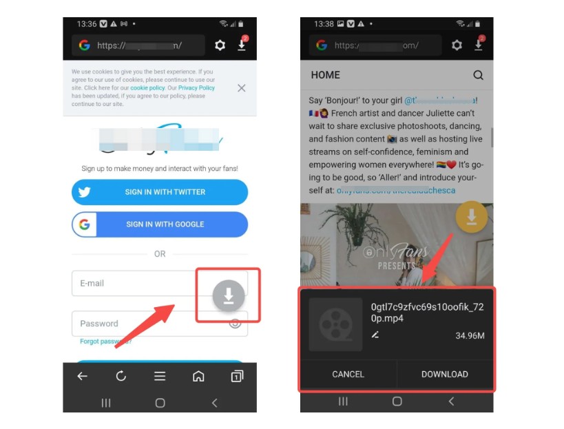 how to download onlyfans videos on android