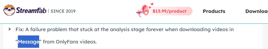 streamfab onlyfans downloader review: support onlyfans message video download