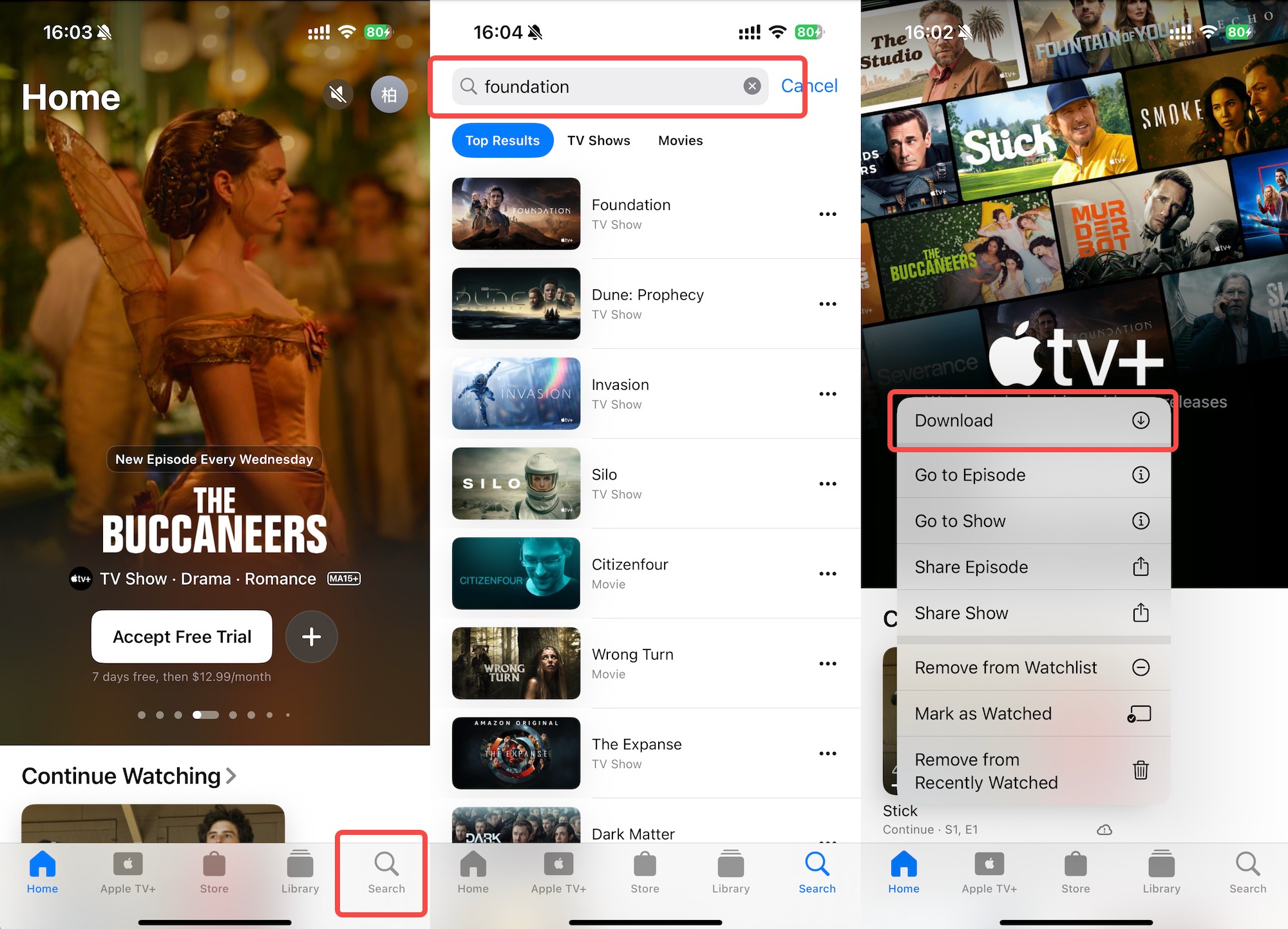 how can you watch apple tv offline: steps of apple tv app