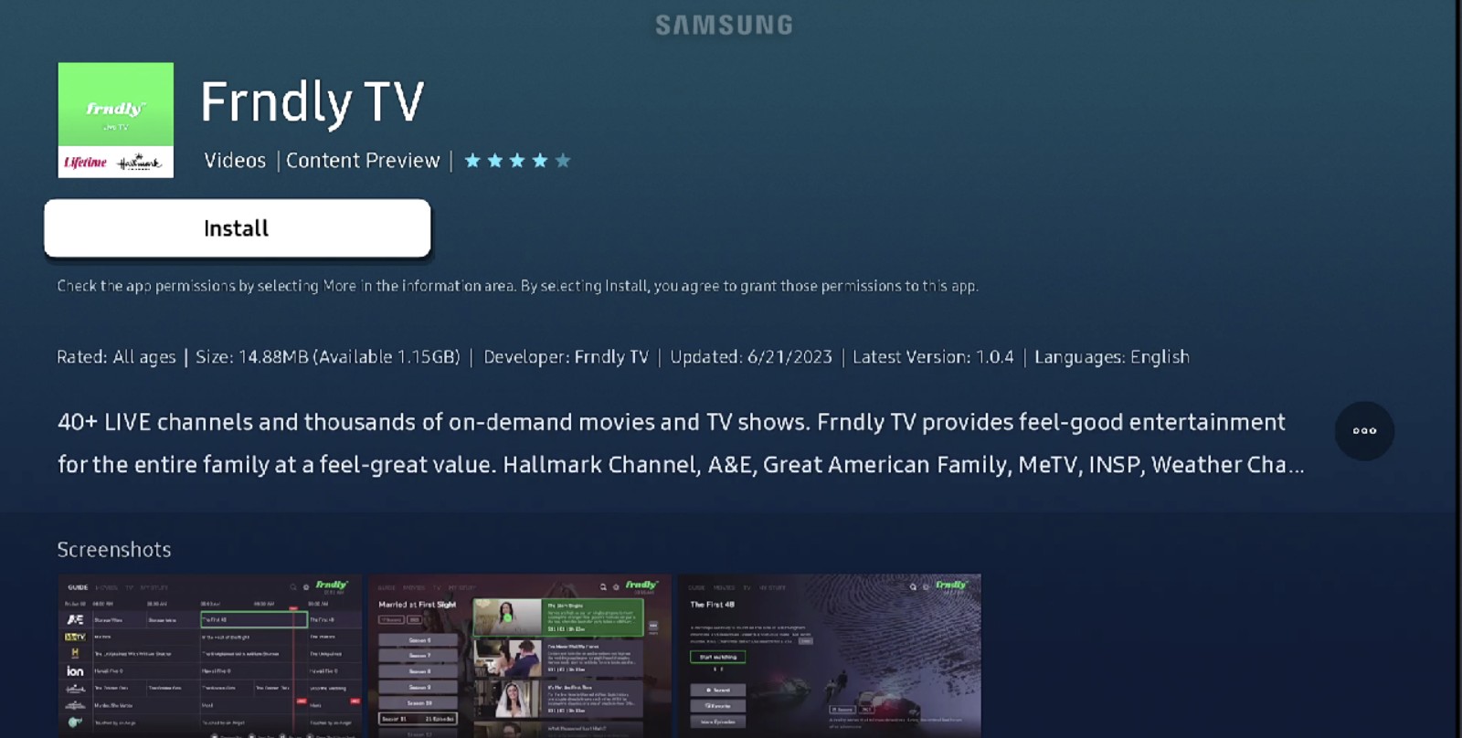 How to Watch Frndly TV on Samsung SmartTV?