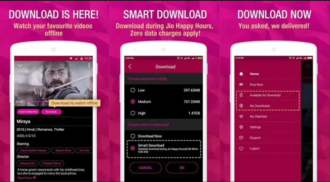 How to Download Movies From The Jio Cinema App?