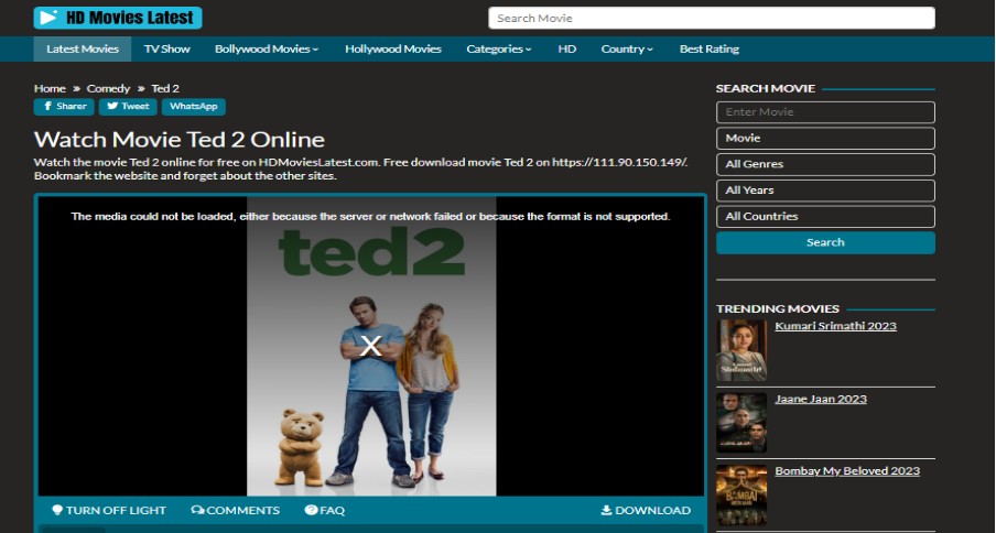 stream and download ted 2 free