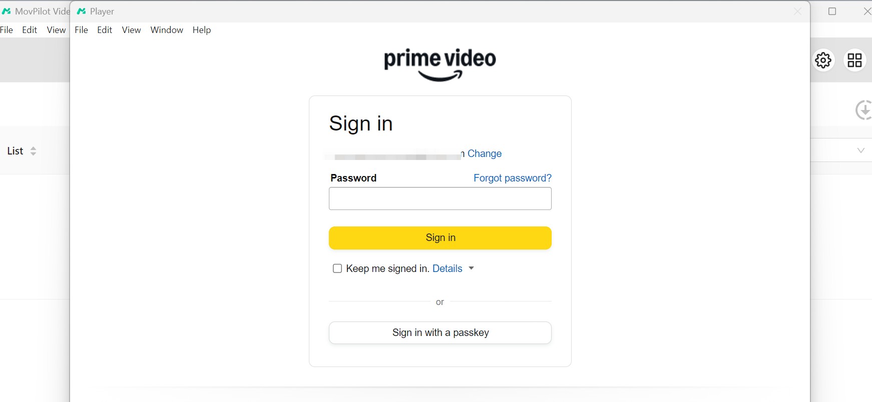 movpilot amazon video downloader cannot login error