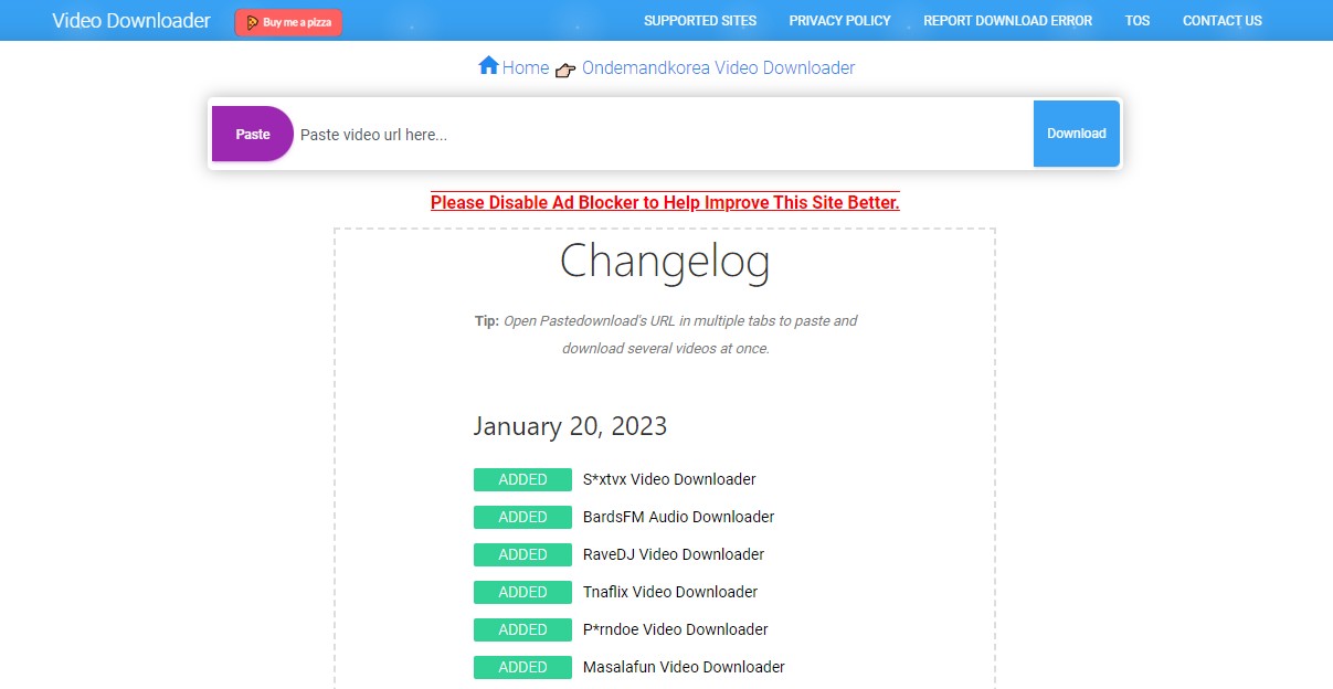  How to download videos Using PasteDownload (Online Tool)