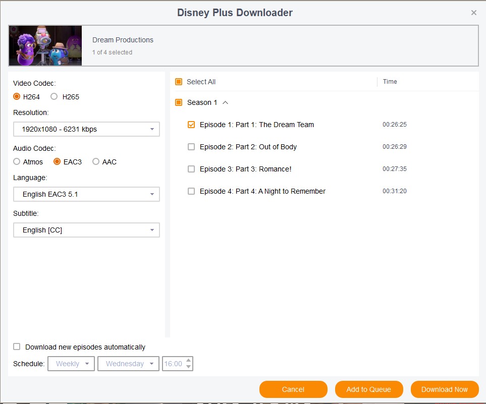 alternative to record disney+ with obs: streamfab