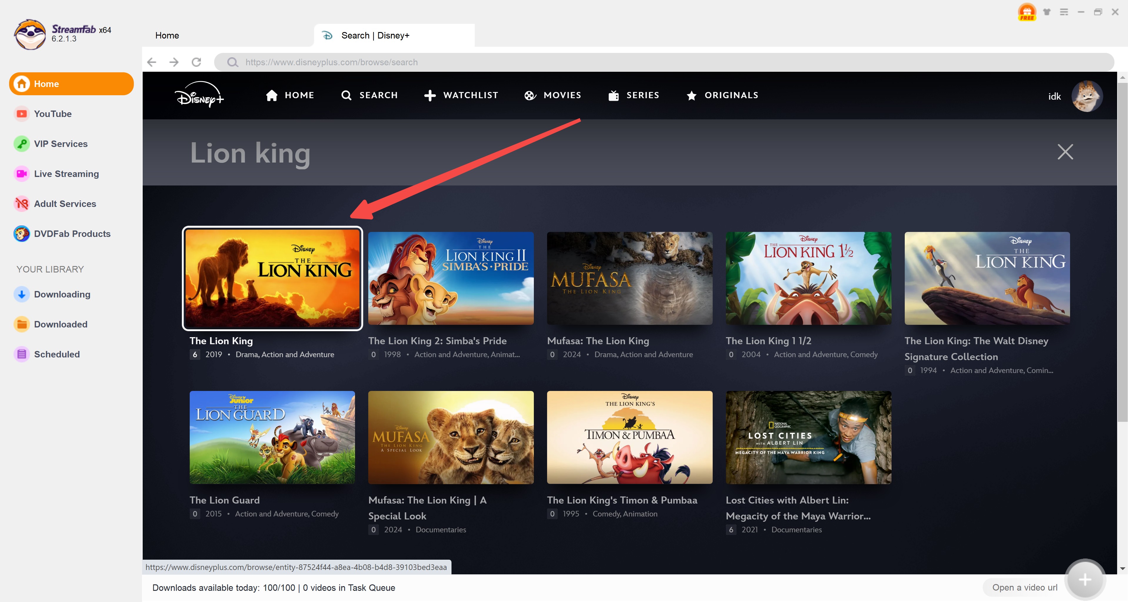 how to download disney plus movies with StreamFab