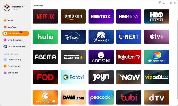 Choose Streaming Service