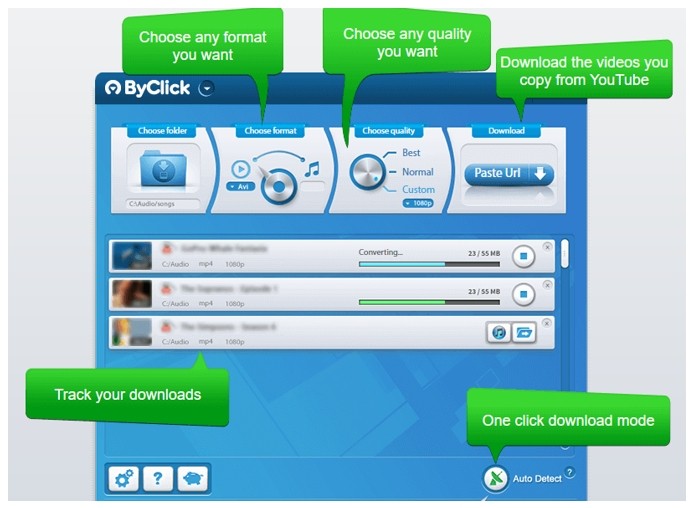tiktok audio downloader:2. YouTube ByClick Downloader
