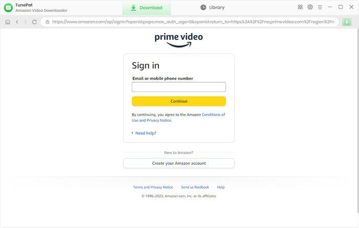 how to use tunepat amazon video downloader