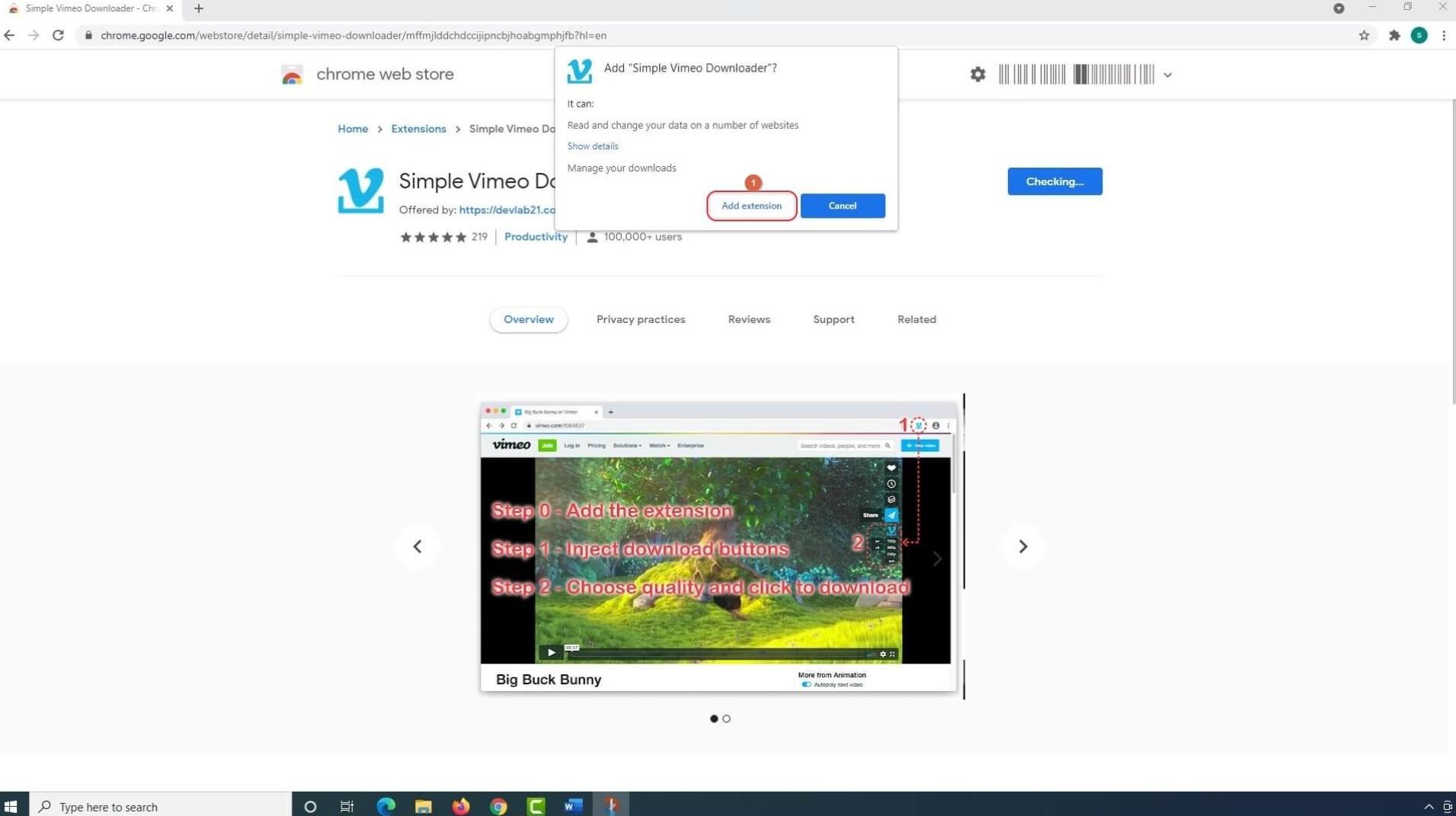 vimeo on demand:3. Download The Vimeo Video Being Rented Using Browser Extension