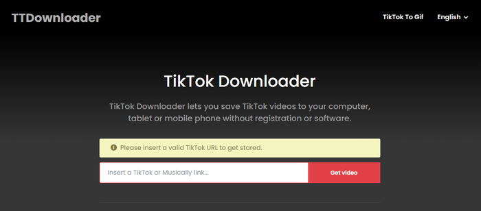 TikTok音訊下載工具：ttdownloader