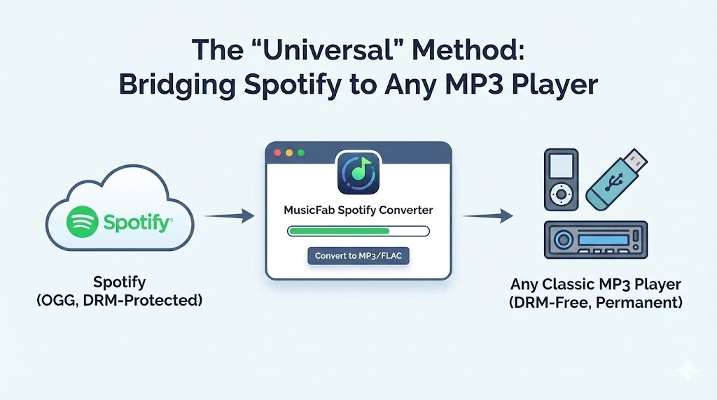 Classic MP3 Players with MusicFab Converter