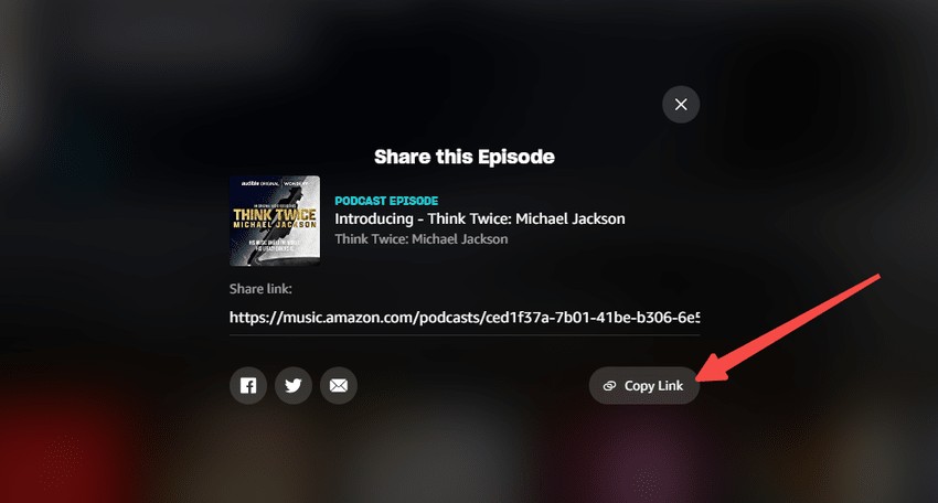 “Copy Link” 
