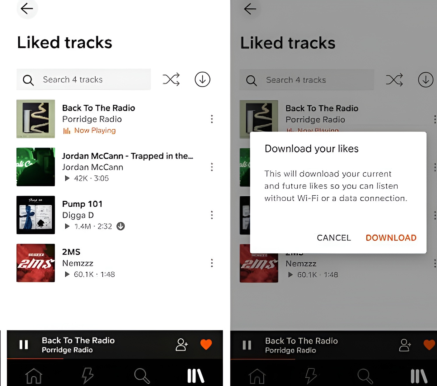 download with SoundCloud Go+