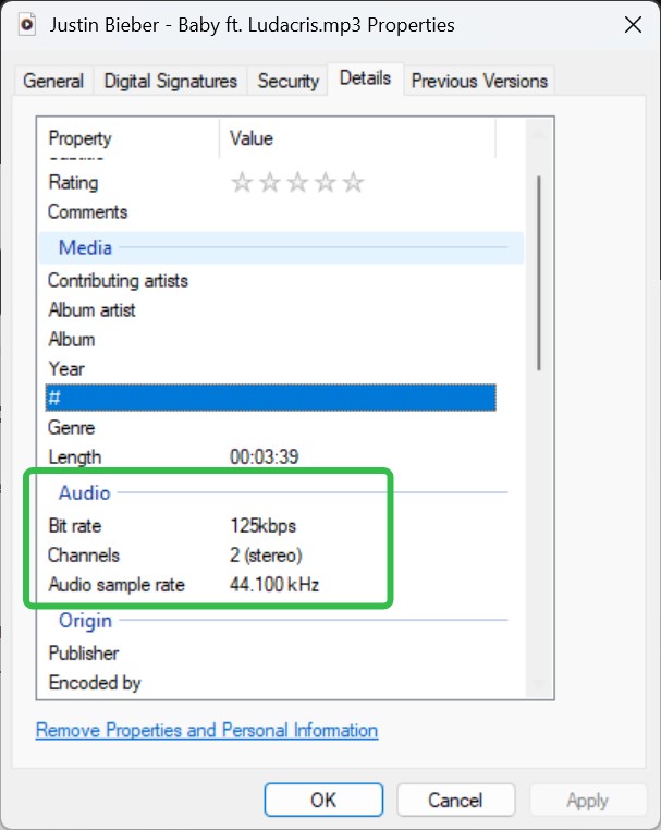 Y2Mate downloaded files mediainfo