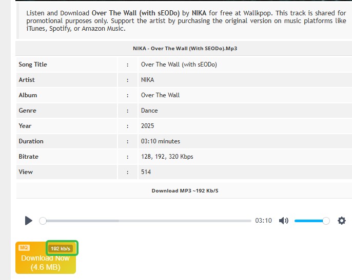 Wallkpop download quality