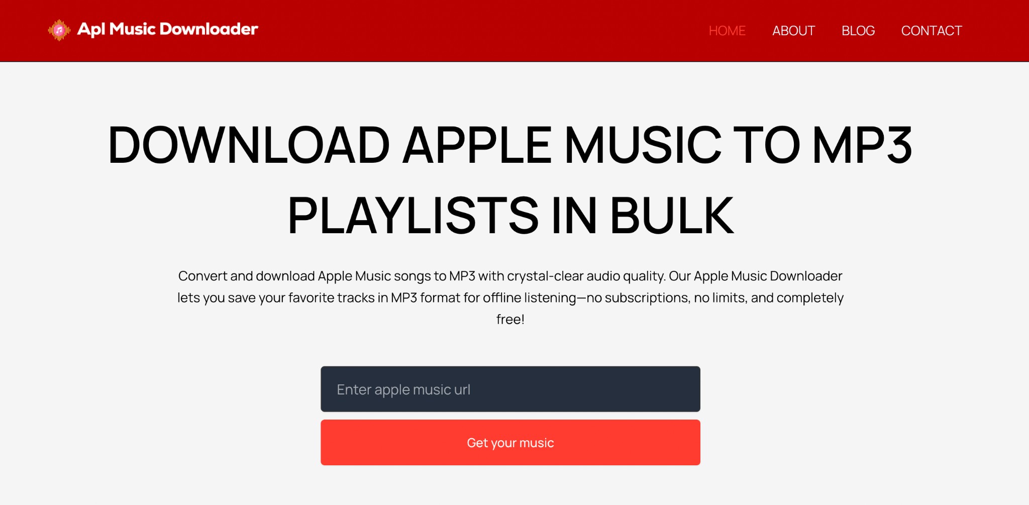 Apl Music Downloader