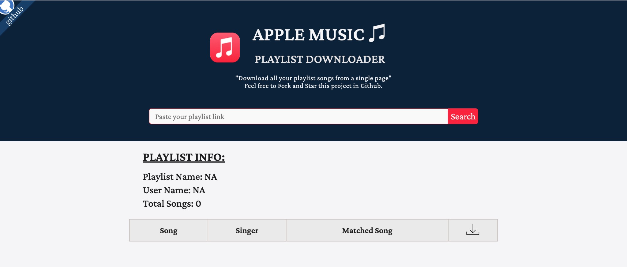 Apple Music Playlist Downloader