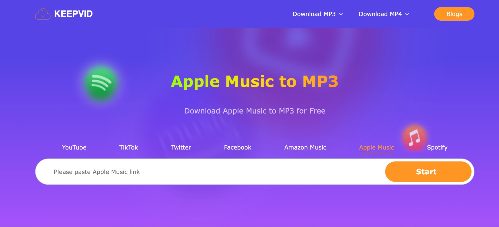 KeepVid Apple Music Downloader