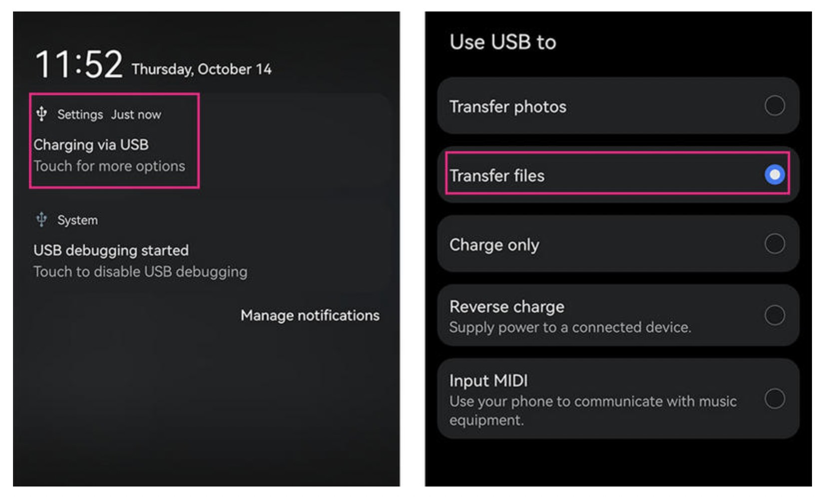Transfer Tidal Downloads