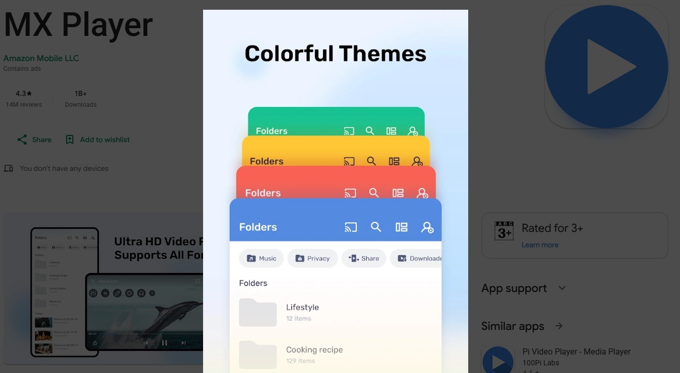 MX video player for ipad