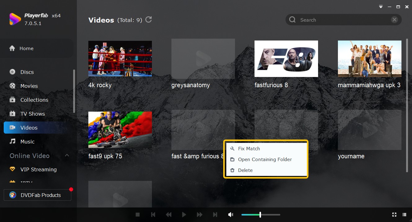 PlayerFab Free Video Player