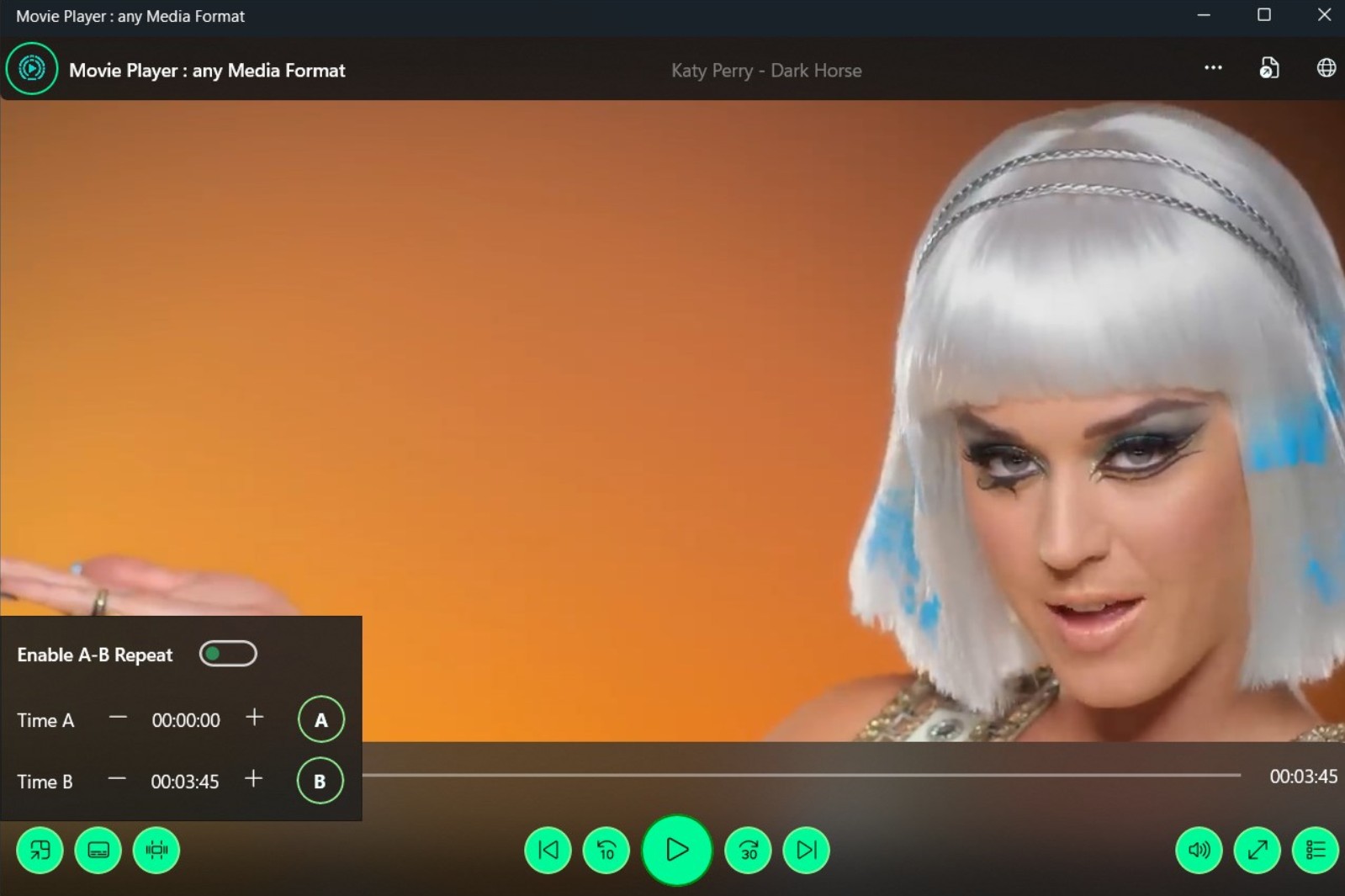 Free VOB file player: movie player3