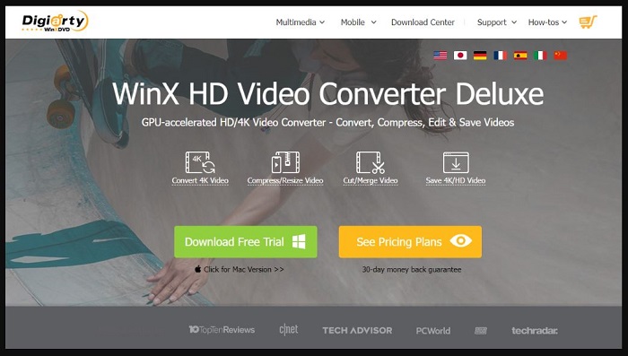 8mb compressor:10. WinX HD Video Converter