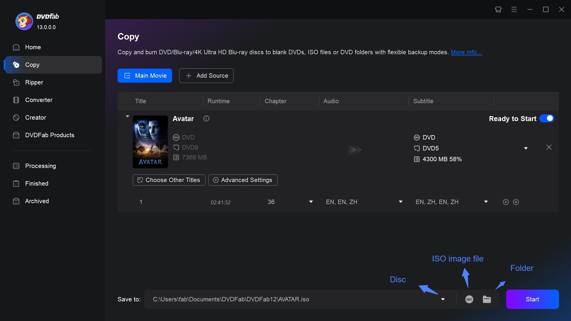 How to decrypt and copy DVD/Blu-ray/UHD with DVDFab - best AnyDVD alternative