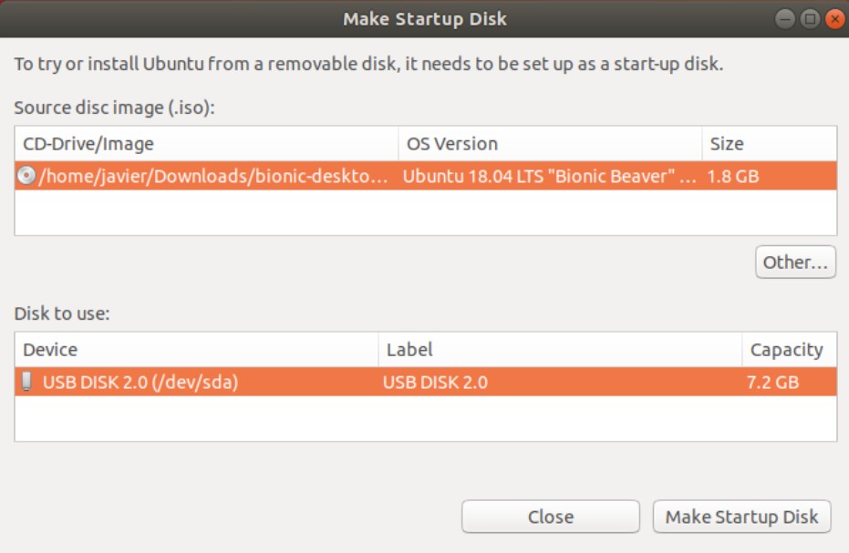 How to Create Bootable USB from ISO on Ubuntu