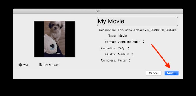 compress video files:Method 1: Compress Video Files on Mac by iMovie.