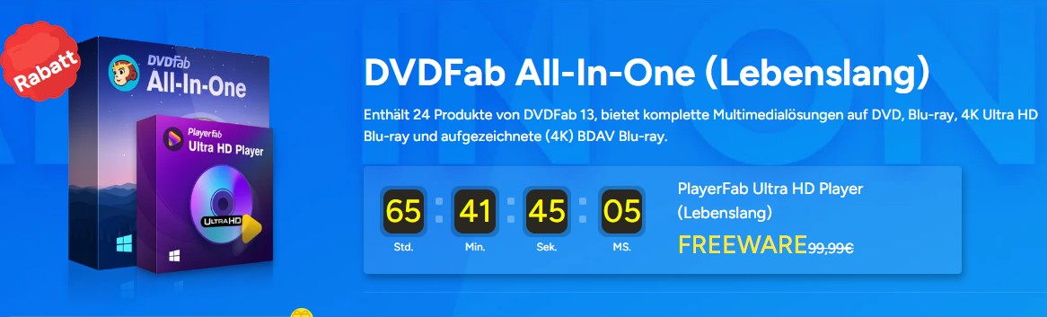 blu ray kopieren mit DVDFab All In One