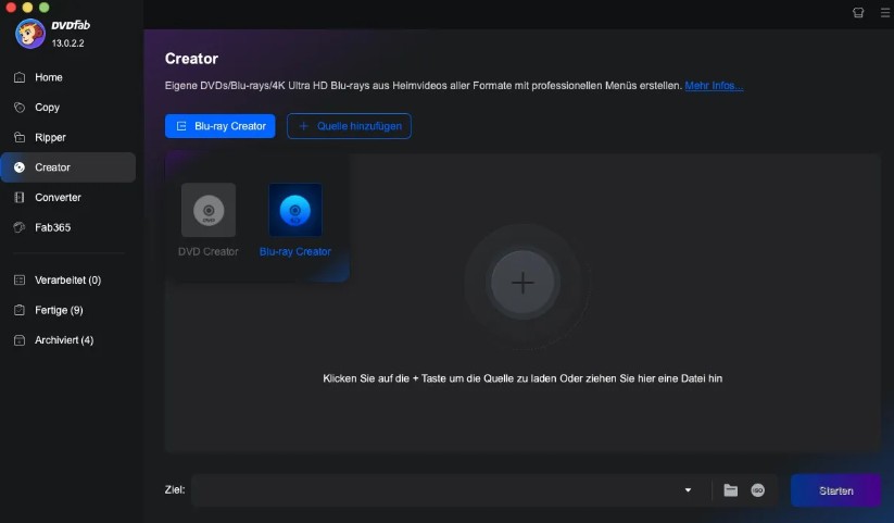 DVDFab Blu-ray Creator for Mac