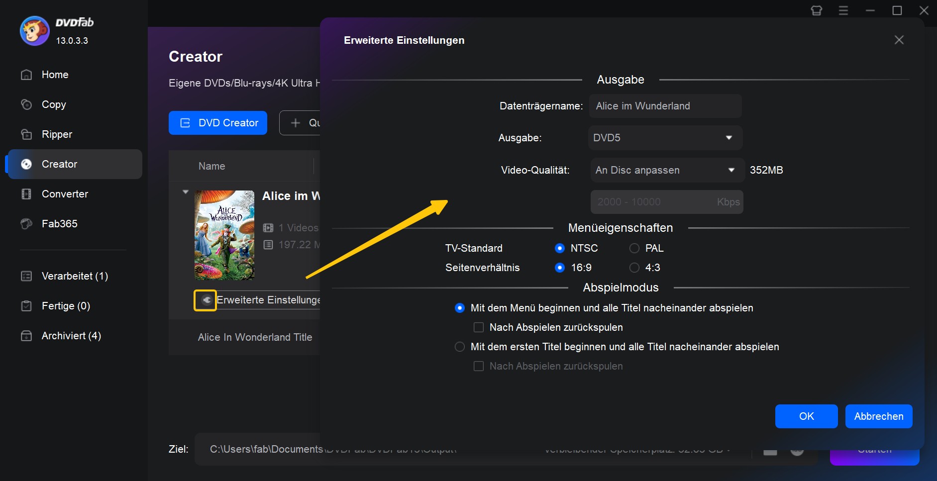 Wie Sie DVDs unter Windows 11 brennen mit DVDFab DVD Creator? [Anleitung]