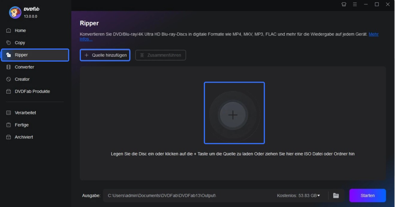 Wie kann man 4K Blu-rays mit DVDFab UHD Ripper rippen?