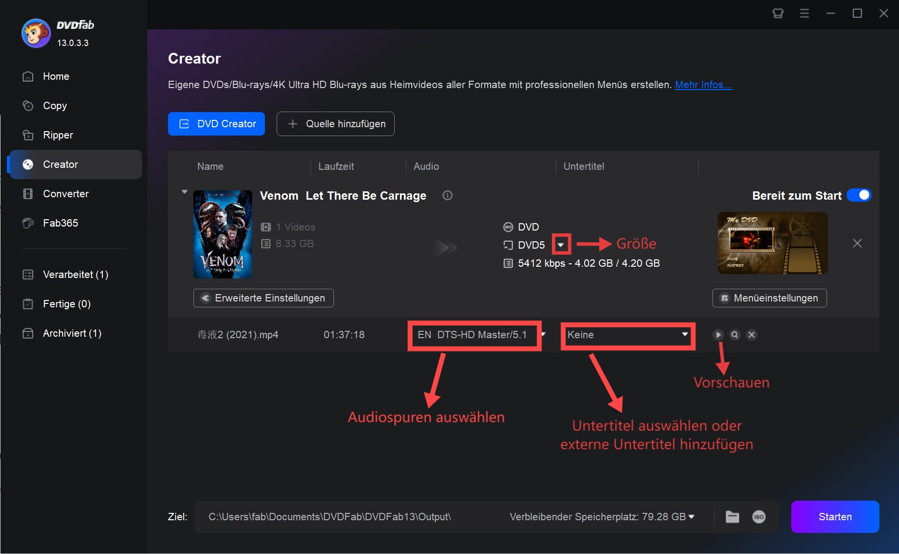 video dvd brennen windows 10